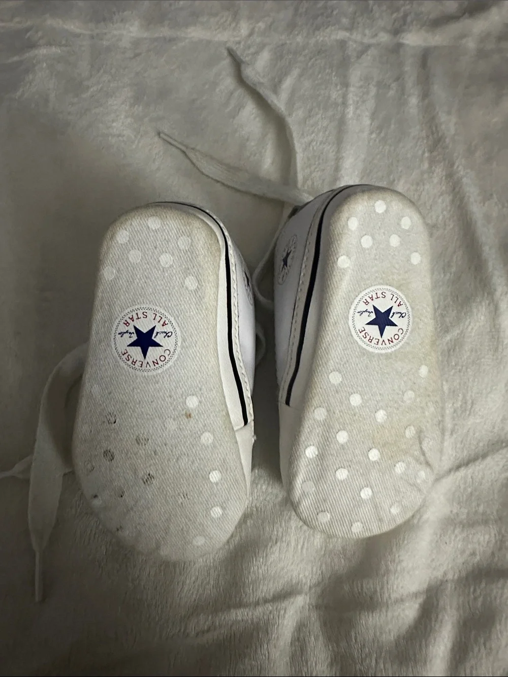 Classic White Baby Walker Sneakers — Soft First-Step Shoes